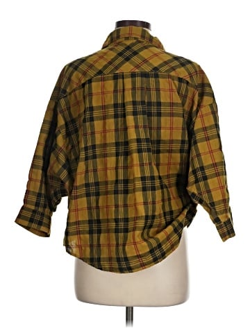 MOUSSY 3/4 Sleeve Button-Down Shirt (view 2)