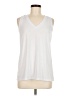 Unbranded White Sleeveless T-Shirt Size M - photo 1