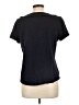Talbots 100% Cotton Black Short Sleeve Top Size L - photo 2