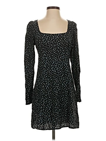 Madewell Seamed Long-Sleeve Mini Dress in Ditsy Floral (view 1)