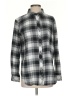 Athleta Plaid Gray Long Sleeve Button-Down Shirt Size S - photo 1