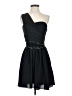 Express 100% Polyester Solid Black Cocktail Dress Size 4 - photo 1