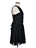 Express 100% Polyester Solid Black Cocktail Dress Size 4 - photo 4