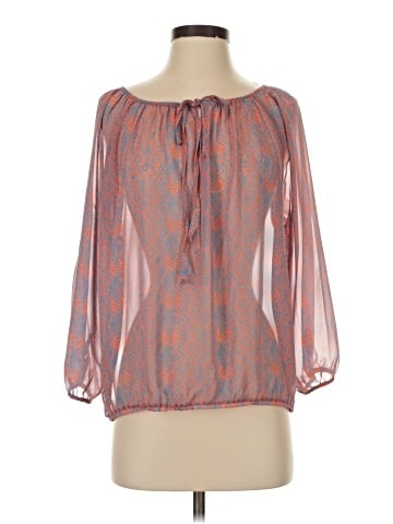 Olivia Moon 3/4 Sleeve Blouse (view 1)