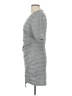 iris Houndstooth Gray Casual Dress Size L - photo 5