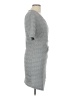 iris Houndstooth Gray Casual Dress Size L - photo 4