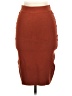 Leith Solid Brown Casual Skirt Size M - photo 2