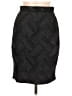 Terry 100% Viscose Chevron-herringbone Black Formal Skirt Size 6 - photo 1