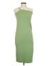 Shein Solid Green Casual Skirt Size 6 - photo 1
