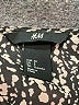 H&M 100% Polyester Metallic Silver 3/4 Sleeve Blouse Size 6 - photo 7
