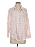 Zara Checkered-gingham Pink Long Sleeve Blouse Size XS - photo 1