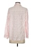Zara Checkered-gingham Pink Long Sleeve Blouse Size XS - photo 2