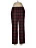 J.Crew 100% Polyester Plaid Red Casual Pants Size 6 - photo 1
