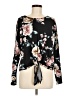 Unbranded Black Long Sleeve Blouse Size M - photo 1