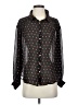 Free People 100% Polyester Polka Dots Black Long Sleeve Blouse Size XS - photo 1
