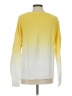 All Worthy Hunter McGrady Color Block Yellow Pullover Sweater Size M - photo 2