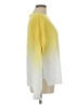 All Worthy Hunter McGrady Color Block Yellow Pullover Sweater Size M - photo 4