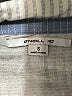 O'Neill Stripes White Silver Long Sleeve Button-Down Shirt Size S - photo 7