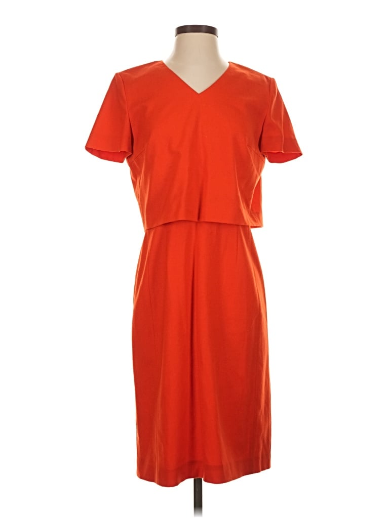 Pre-owned Boss By Hugo Boss Casual Dress In Orange