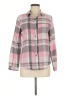 Unbranded Plaid Pink Long Sleeve Blouse Size M - photo 1