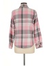 Unbranded Plaid Pink Long Sleeve Blouse Size M - photo 2