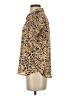 CAbi 100% Polyester Animal Print Brown Short Sleeve Blouse Size S - photo 5
