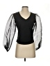 Roommates Black Long Sleeve Blouse Size S - photo 1