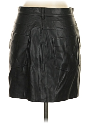 Susana Monaco Faux Leather Skirt (view 2)
