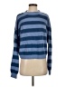 Shein 100% Acrylic Stripes Blue Pullover Sweater Size 4 - photo 1