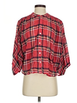 Lovestitch 3/4 Sleeve Button Down Shirt