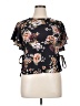Assorted Brands Black Short Sleeve Blouse Size M (estimated) - photo 1
