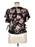 Assorted Brands Black Short Sleeve Blouse Size M (estimated) - photo 2