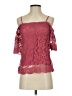 Miss Chievous 100% Polyester Burgundy 3/4 Sleeve Blouse Size XS - photo 1