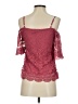 Miss Chievous 100% Polyester Burgundy 3/4 Sleeve Blouse Size XS - photo 2