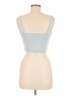 Shein 100% Acrylic Blue Sleeveless Top Size M - photo 2