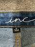 Inc Denim Solid Blue Jeans Size 16 - photo 7