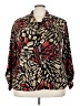 Notations Animal Print Red Long Sleeve Blouse Size 22 (estimated) - photo 1