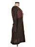 Aldomartins 100% Polyester Tweed Brown Casual Dress Size 8 - photo 4