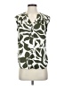 Cupcakes & Cashmere 100% Polyester Green Sleeveless Blouse Size XS - photo 1