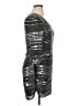 Parker 100% Polyester Metallic Silver Cocktail Dress Size XL (estimated) - photo 4