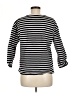 Everlane Stripes Black 3/4 Sleeve Top Size M - photo 2