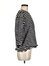 Everlane Stripes Black 3/4 Sleeve Top Size M - photo 4