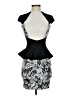 Bebe Graphic Black Cocktail Dress Size XXS - photo 1