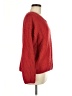 Red Berry 100% Acrylic Solid Red Pullover Sweater Size Med - Lg - photo 4