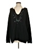 Susan Bristol Stars Black Pullover Sweater Size 2W - photo 1