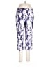 Time and Tru Print Purple Active Pants Size L - photo 1