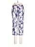Time and Tru Print Purple Active Pants Size L - photo 2