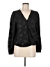 A New Day Black Long Sleeve Blouse Size M - photo 1