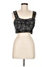 H&M 100% Polyester Black Sleeveless Top Size M - photo 1