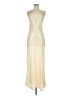 RUMORED 100% Polyester Metallic Ivory Cocktail Dress Size M - photo 1